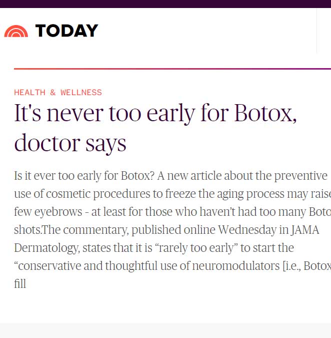 Today Show Botox review 			