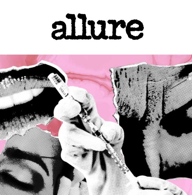 Allure magazine cover about skin care injections