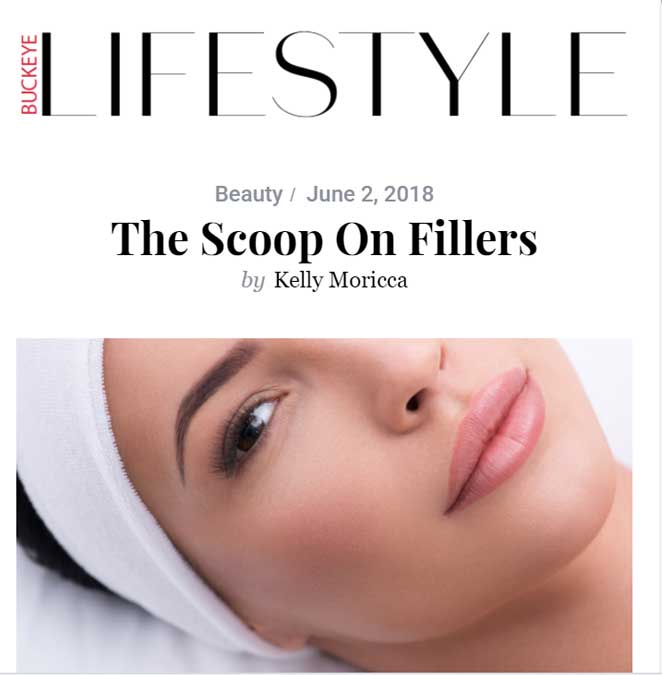Buckeye Lifestyle article about facial fillers
