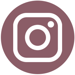 Instagram icon in mauve color
